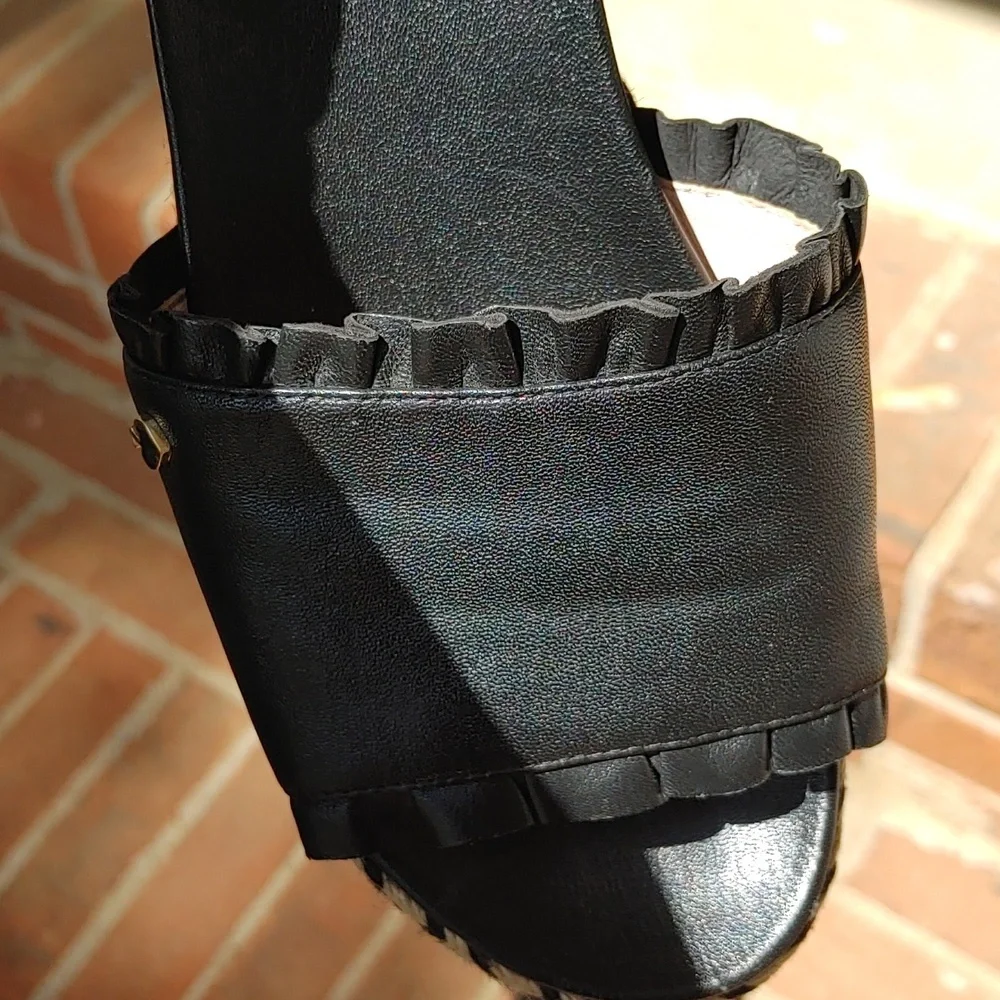 Kate Spade Zahara Black Slide Sandals Size 7.5 (17)